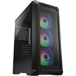 COUGAR PC-Gehäuse "Archon 2 RGB, Mid Tower, Schwarz", schwarz (mesh schwarz), Computergehäuse