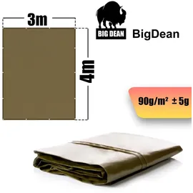 BigDean Abdeckplane 3 x 4 m 90 g/m2