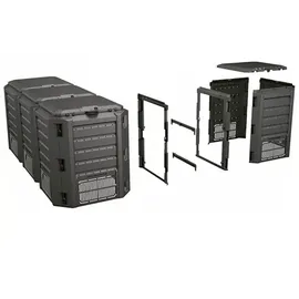 Prosperplast 1600l Module Collection 261x71.9x82.6 Cm Kompostbehälter - Black - One Size