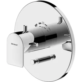 Bravat Milano Duschthermostat Unterputz für 1 Verbraucher Chrom 3564072