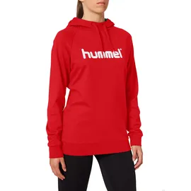 hummel GO Baumwoll Logo Hoodie Damen true red L