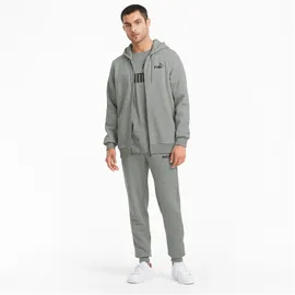 Puma Essentials Small Logo Fleece-Kapuzenjacke Herren 03 medium gray heather M