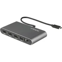Startech StarTech.com Thunderbolt 3 Mini Dock - Mobile TB3-Dockingstation mit dual Monitoren, HDMI 4K 60 Hz - 1GbE