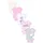 TupTam Baby Body Mädchen 5er Pack – Kurzarm Body Baby aus Baumwolle, Ideal für Sommer und Alltag, Farbe: Streifen Giraffe Kaninchen Rosa Weiß Grau, Größe: 86 - 86