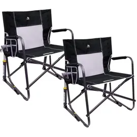 GCI Outdoor Schaukelstuhl Set Freestyle Rocker XL Schwarz