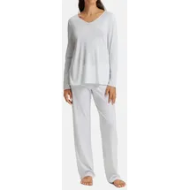 Hanro Pyjama Cotton Silk Weiß M
