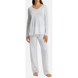 Hanro Pyjama Cotton Silk Weiß M