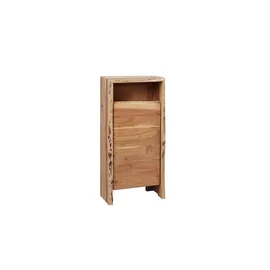 MASSIVMOEBEL24.DE Unterschrank Akazie 40 x 80 x 20 cm beige