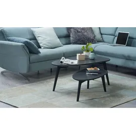 KADIMA DESIGN Retro Couchtische aus Mango Massivholz, 2er Set für stilvollen Wohnbereich