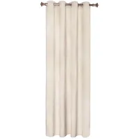 Woltu Verdunklungsgardine mit Ösen Samtvorhang Blickdicht Thermogardine, 300 g/m2 Schwere lichtundurchlässige Verdunklungsvorhang für Schlafzimmer Geräuschreduzierung Beige 140x225 cm (1 Stück)