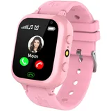 ELEJAFE Smartwatch Kinder, Kinder Smartwatch Telefon mit Anruffunktion 25 Spiele SMS SOS Kamera Musik Wecker Schrittzähler, Smartwatch mit SIM Karte für Mädchen und Jungen 3-12 Jahre Geschenk