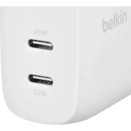 Belkin BoostCharge Pro USB-C Dual, Power Del.weiß WCB010vfWH