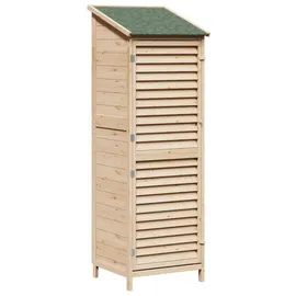 vidaXL Garten Shed 0,59 x 0,56 m Natur