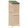 vidaXL Garten Shed 0,59 x 0,56 m Natur