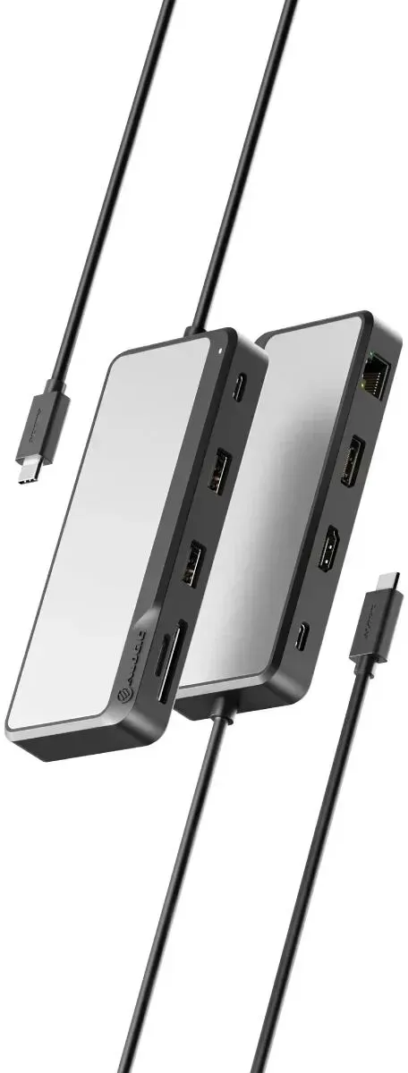 ALOGIC FUPHDDP1 laptop-dockingstation & portreplikator Kabelgebunden USB 3.2 Gen 1 (3.1 Gen 1) Type-C Grau