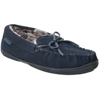 Hush Puppies - Herren Hausschuhe "Ace", Leder FS6637 (42 EU) (Marineblau) - Blau - 42