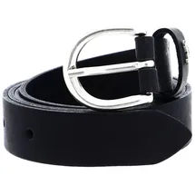 Mustang Damengürtel Leder 2,5 cm schwarz 85