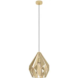 EGLO Carlton mit Lampenschirm goldfarben