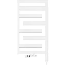 Zehnder Hybridheizkörper „Tetris“ 50 × 98,8 cm in Traffic Black (RAL 9017)