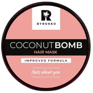 shine brown d.o.o. BYROKKO Coconut Bomb nährende Haarmaske 180 g
