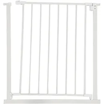 Relaxdays Treppenschutzgitter 75–80 cm Weiß