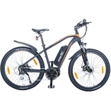 smartEC HILL-27,5M E-Mountainbike 250W Mittelmotor Li-Ion-Akku 36V/13Ah 27,5 Zoll E-Bike 28 24,5 kg Lithium-Ion (Li-Ion)