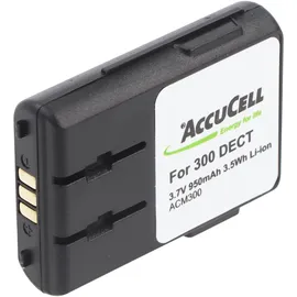 AccuCell Akku passend für Alcatel Mobile 300, 400 DECT Akku 3BN66305AAAA000828, max. 950mAh