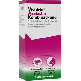 Dr. Gerhard Mann Vividrin Azelastin Kombipackung 0.5mg ATR+ 1mg NAS