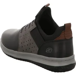 SKECHERS Delson Axton Herren Wide Schwarz/Grau 45