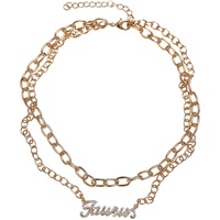 URBAN CLASSICS Unisex Halskette Diamond Zodiac Golden Necklace, taurus, one size