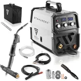 STAHLWERK Schutzgas Schweißgerät MIG 155 ST IGBT mit 155 Ampere mit MMA E-Hand