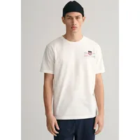 GANT Reg Archive Shield Emb Kurzarm-T-Shirt White M