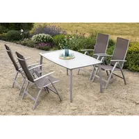 Merxx Carrara Set 7-tlg. Silber/Taupe