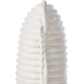 Beliani Sessel SORSELE Cord Weiß