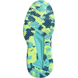 adidas Court Flight Damen - white/core black/flash aqua -