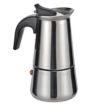 Hi Espressokocher 2 Tassen Silber