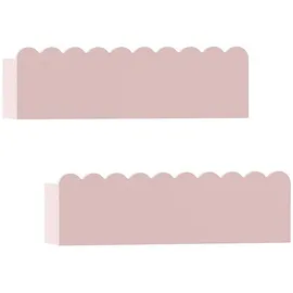[en.casa] Wandregal 40 x 10 x 10 cm Rosa