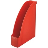 Leitz Stehsammler A4, Für Verwendung im Hoch- und Querformat, Hellrot, Plus Serie, 24760020 Dateiablagebox Polystyrene Rot