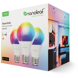 nanoleaf Matter Smart Bulb E27 3er-Pack