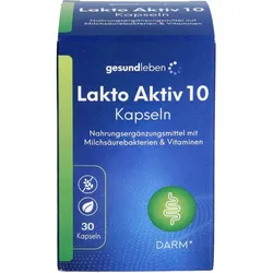GESUND LEBEN Lakto Aktiv 10 Kapseln 30 St.