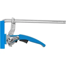 Högert Hebelzwinge Stahl 160 mm blau