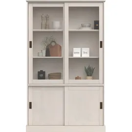 OTTO home Vitrine Schröder 114 x 40 x 190 cm Weiß