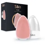 Silk'n Bright Silikon-Gesichtsreinigungsbürste Gesichtsreinigungsset Pink Nude
