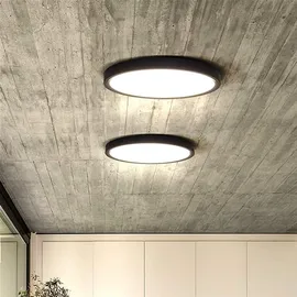 SOLIGHT LED Deckenleuchte schwarz