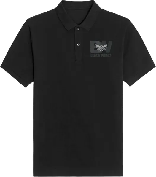 Black Wings Classic Poloshirt Schwarz