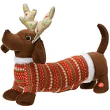 Decoris Dekohund - L/B/H ca. 12,00x45,00x32,00