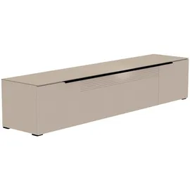 Woood Moderano Lowboard 160x43x44 cm Grau/Schwarz Metall