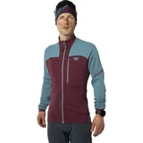 Dynafit Speed Polartec® Fleece Mit Durchgehendem Reißverschluss - Storm Blue Burgundy - XL