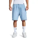 DC Shoes "Baggy", Herren, Gr. 33(M/L), blau (indigo light), Obermaterial: 75% Baumwolle, 25% Baumwolle., Hosen Bermudas
