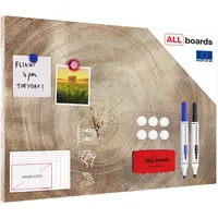 ALLboards Magnettafel 60 x 40 cm Braun